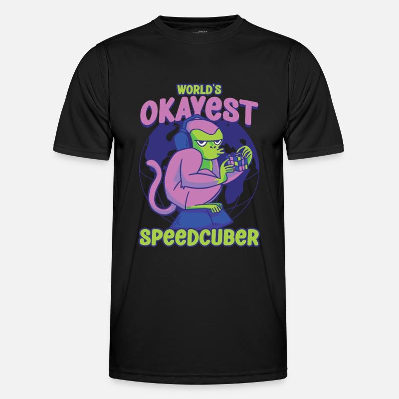 Speedcubing Speed Cube Worlds Speedcuber le plus correct T-shirt sport Homme