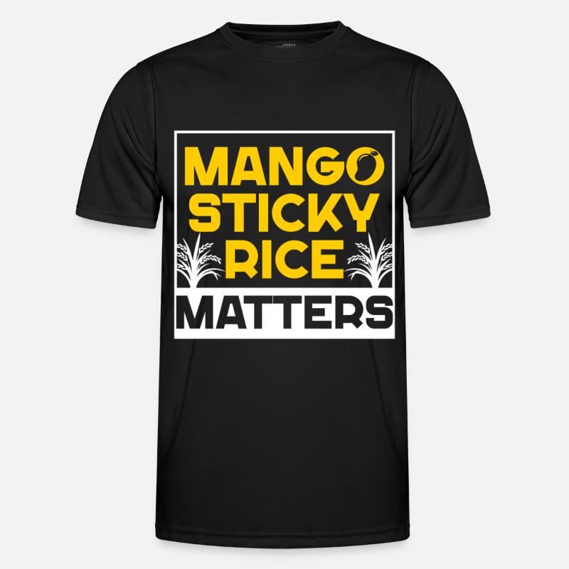Mango Sticky Rice - Men's Functional T-Shirt - black