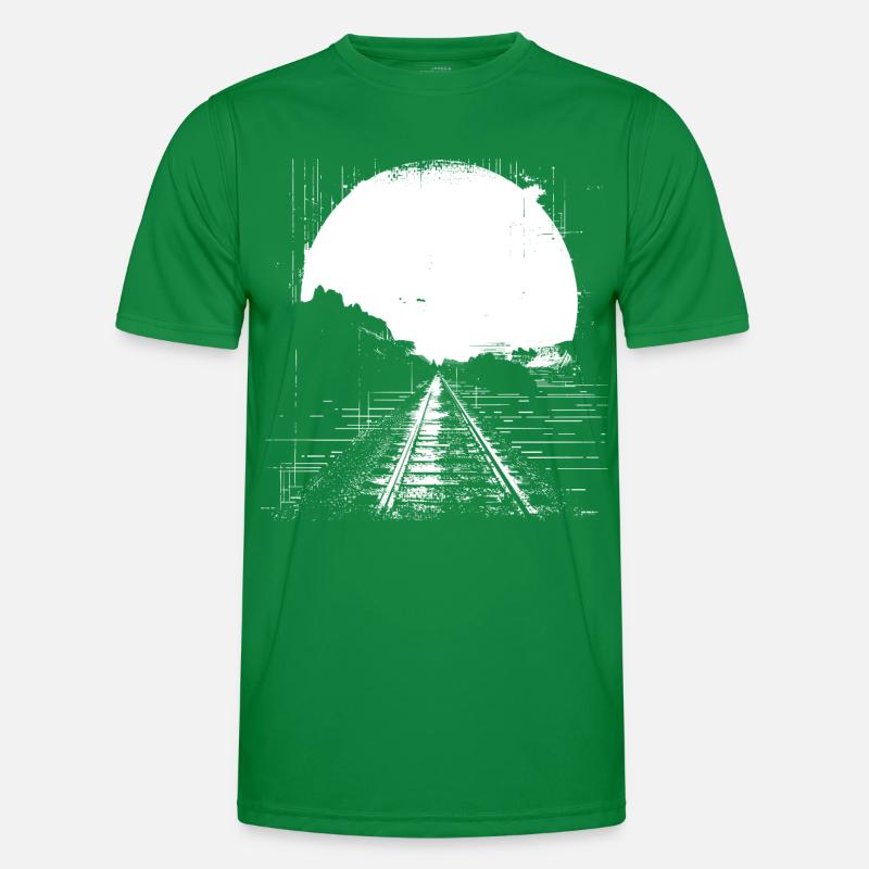Railway Drawing Men's Functional T-Shirt