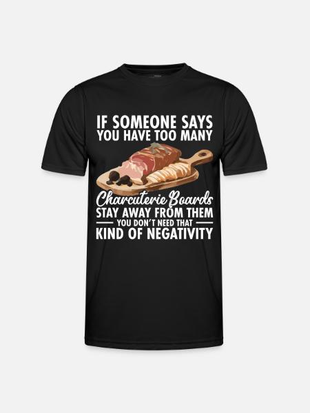  Charcuterie Lover Board Making Cheese Board - Men's Functional T-Shirt - black