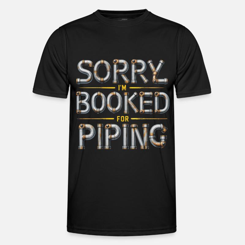 Pipe Layer Pipeline Builder - Men's Functional T-Shirt - black