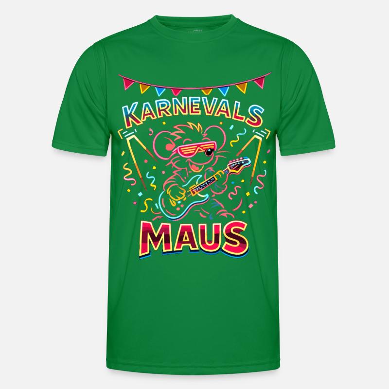 Carnival Mouse Rock Outfit for Cologne Alaaf Männer Funktions-T-Shirt