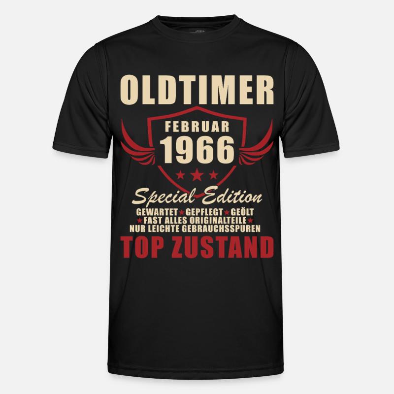February 1966 - February 1966 Gift - Men's Functional T-Shirt - black