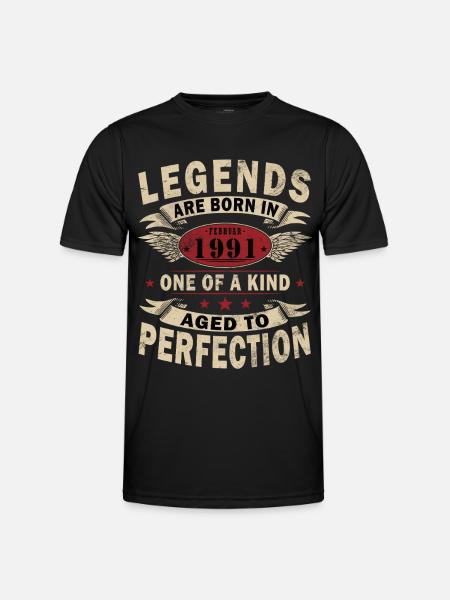 Février 1991| Février 1991 Jubilé 1991 - T-shirt sport Homme - noir