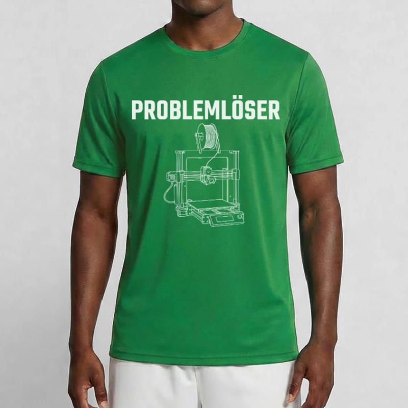 Problem Solver 3D Printer – Maker Statement Design Men's Functional T-Shirt