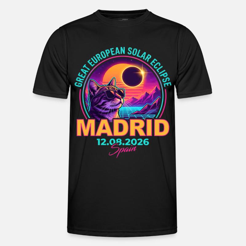 Éclipse de Solar Cat Madrid 2026 T-shirt sport Homme
