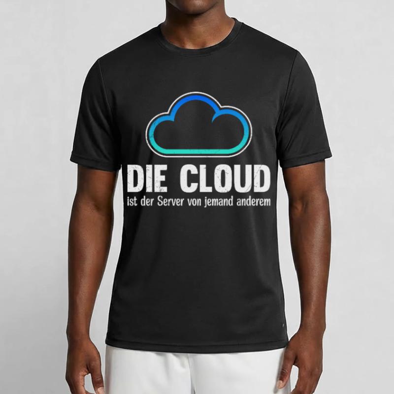 Coder THE CLOUD IS SOMEONE ELSE'S SERVER Men's Functional T-Shirt