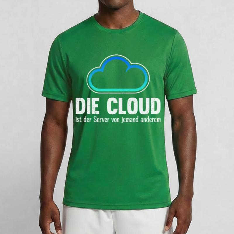 Coder THE CLOUD IS SOMEONE ELSE'S SERVER Men's Functional T-Shirt