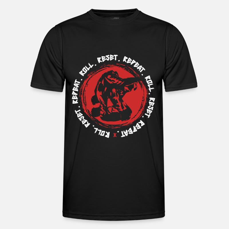 Réinitialisation du jet de judo arts martiaux T-shirt sport Homme