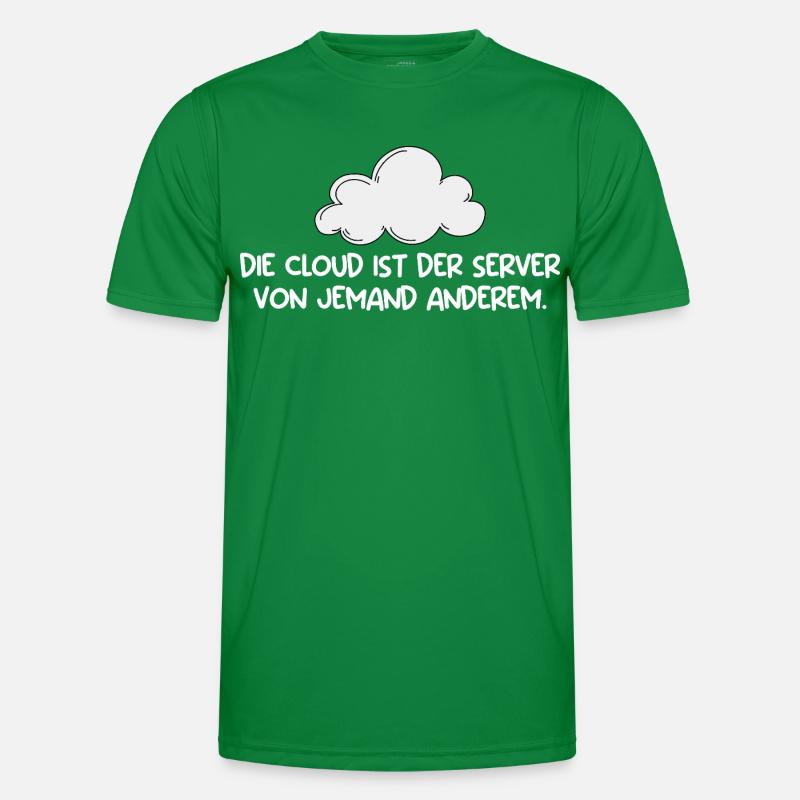 Technischer Support DIE CLOUD IST DER SERVER Männer Funktions-T-Shirt