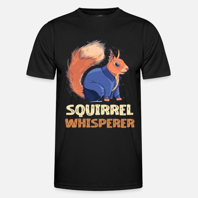 Eichhörnchen Flüsterer Denim Männer Funktions-T-Shirt