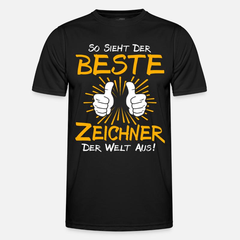 Zeichner Geschenkidee Männer Funktions-T-Shirt