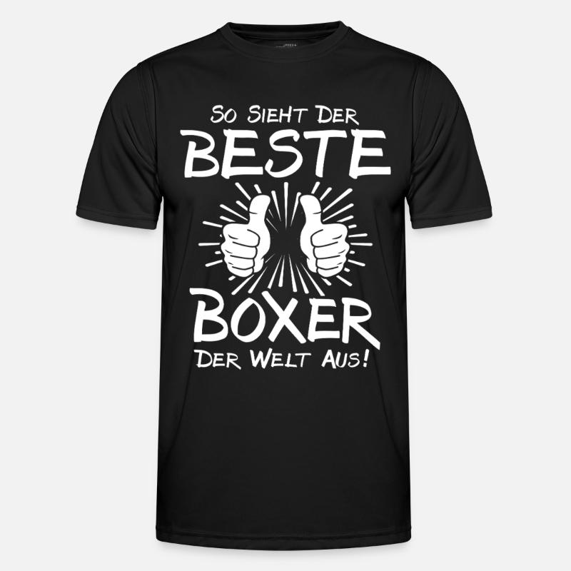 Bester Boxer - Männer Funktions-T-Shirt - Schwarz