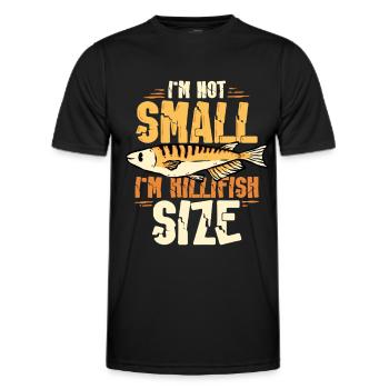 Toothcarp Killfish Toothed carp - Men's Functional T-Shirt - black - Front - AI Model Male 178 dark (178cm)