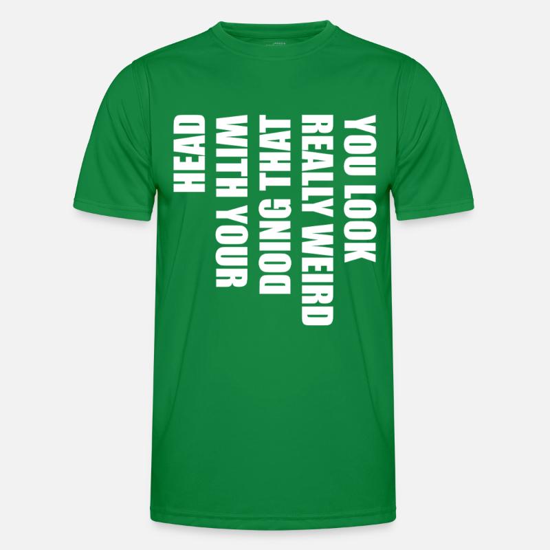 Plain Text Typo Statement Men's Functional T-Shirt