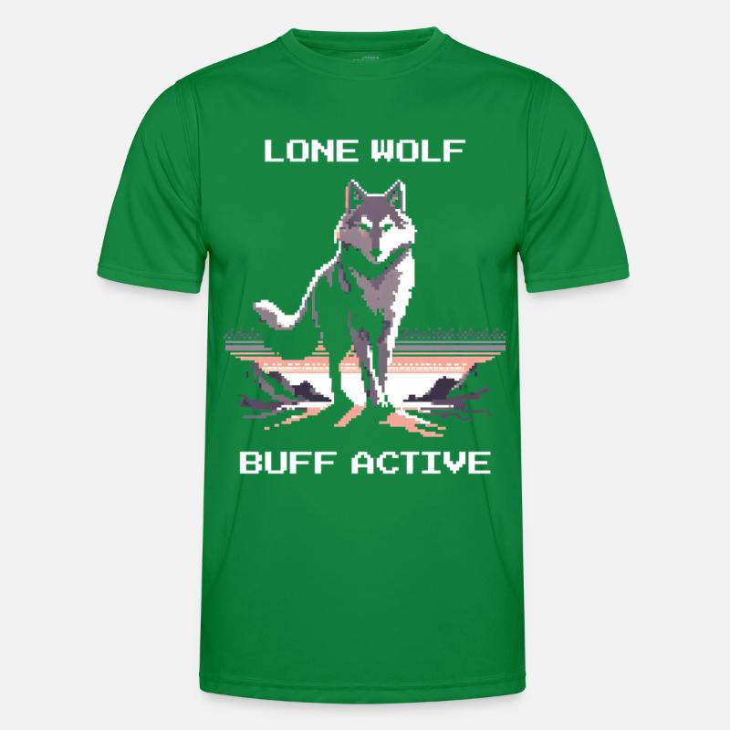 Lone Wolf active | Wolf Power Men's Functional T-Shirt