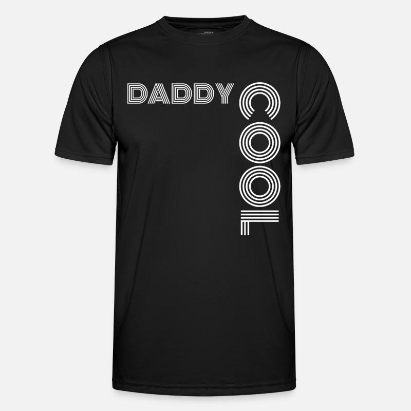 Daddy Cool Father Gift - Men's Functional T-Shirt - black