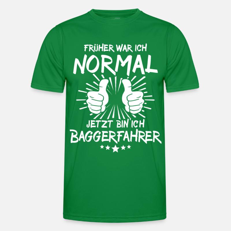 Excavator Operator Men's Functional T-Shirt