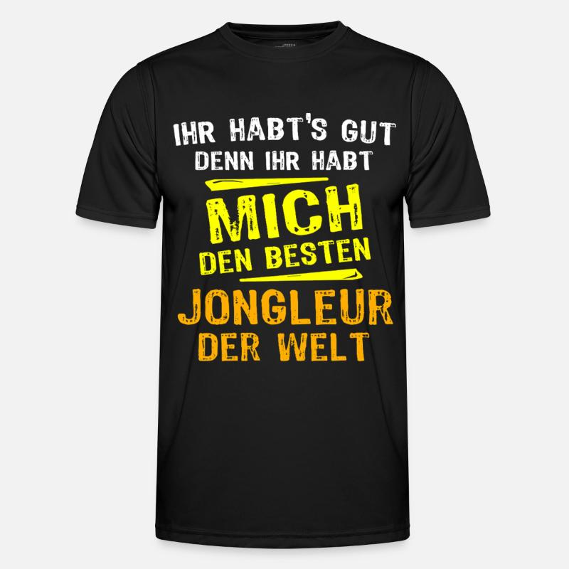 Jongleur Geschenk Männer Funktions-T-Shirt