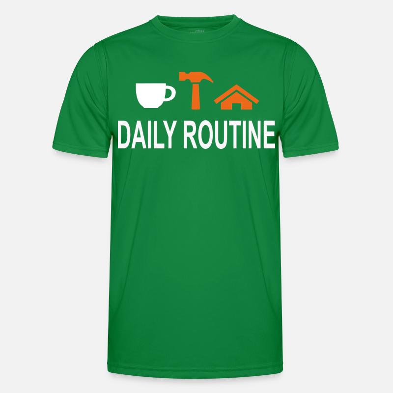 Daily Routine, Daily Routine, Work Can Wait Men's Functional T-Shirt