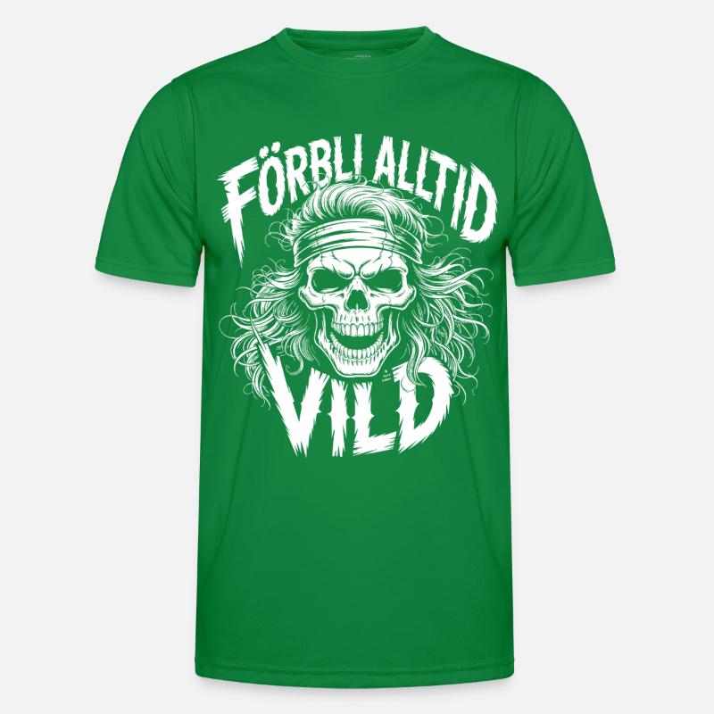 Wild Side Skull Men's Functional T-Shirt