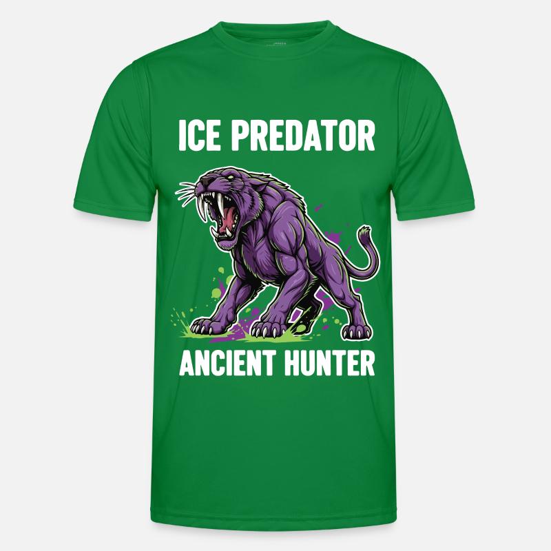 Smilodon Predator Ancient Hunter T-shirt sport Homme