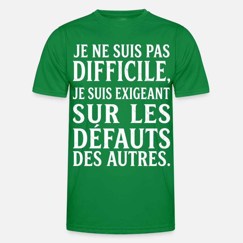 Grumpy humor complaining not difficult Men's Functional T-Shirt