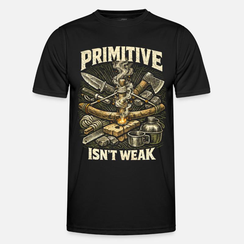 Prepper Survivalists - Men's Functional T-Shirt - black