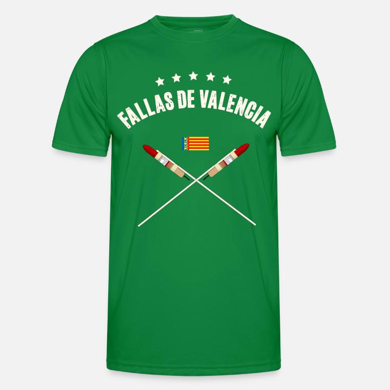 Fusée Fallas De Valencia T-shirt sport Homme
