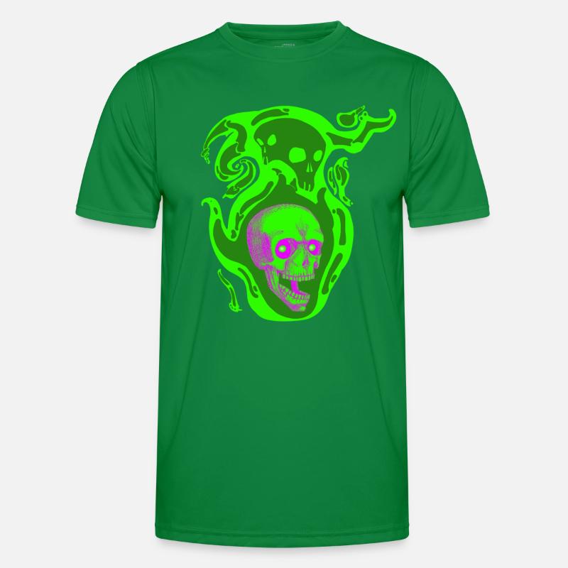 Crâne de nébuleuse T-shirt sport Homme