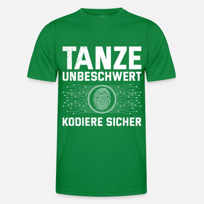 Codeur scientifique DANSE SANS SOUCI, CODE EN TOUTE SÉCURITÉ T-shirt sport Homme