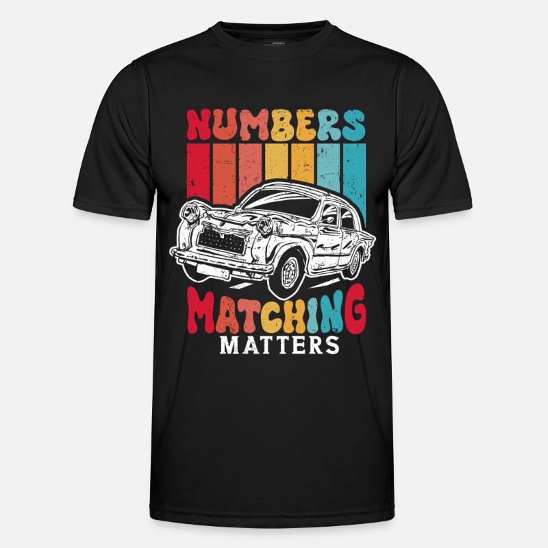 Auto Restauration Numbers Matching Matters - Männer Funktions-T-Shirt - Schwarz