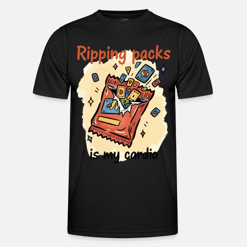 Ripping Packs er min kardio-samlekortforsterker - Funksjons-T-skjorte for menn - svart