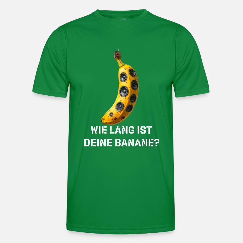 Tontechniker-Witz: Wie lang ist dein Line Array? Männer Funktions-T-Shirt