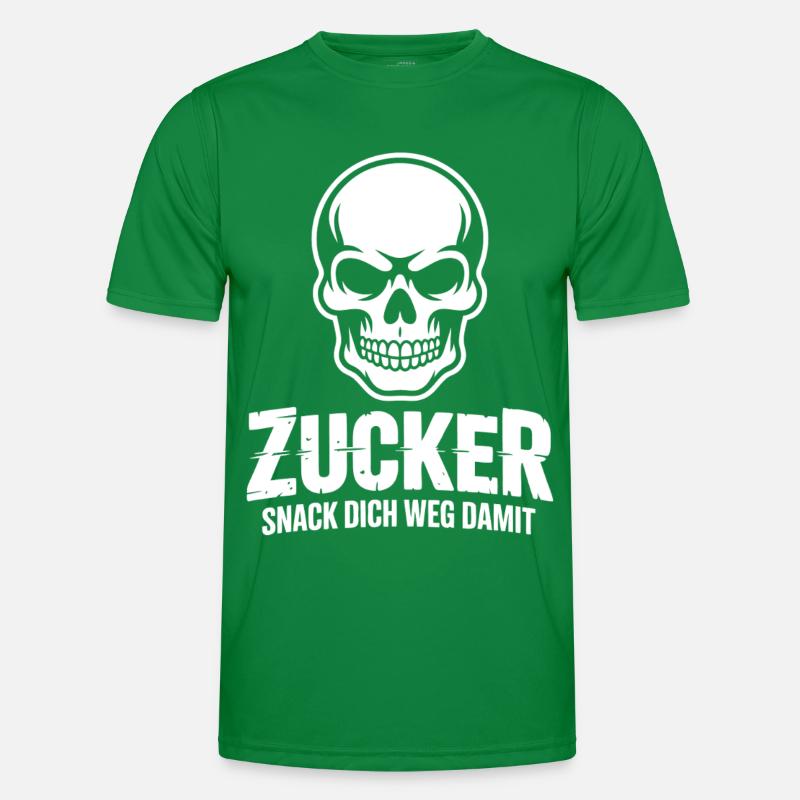 Conception de Snack Crâne de sucre T-shirt sport Homme