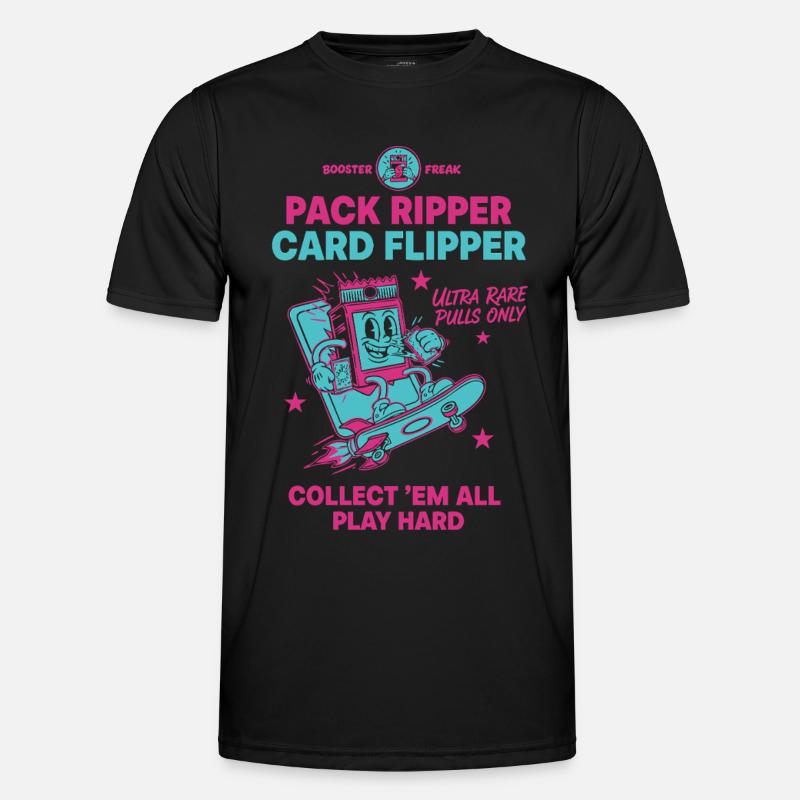 Pack Ripper Kartenflipper Ultra Rare Pulls Trading Männer Funktions-T-Shirt