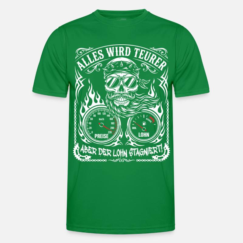 Alles Wird Teurer Aber Der Lohn Stagniert Männer Funktions-T-Shirt