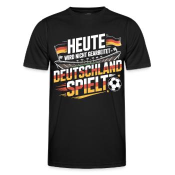 Germany Matchday Soccer Fan Soccer - Men's Functional T-Shirt - black - Front - AI Model Male 178 dark (178cm)