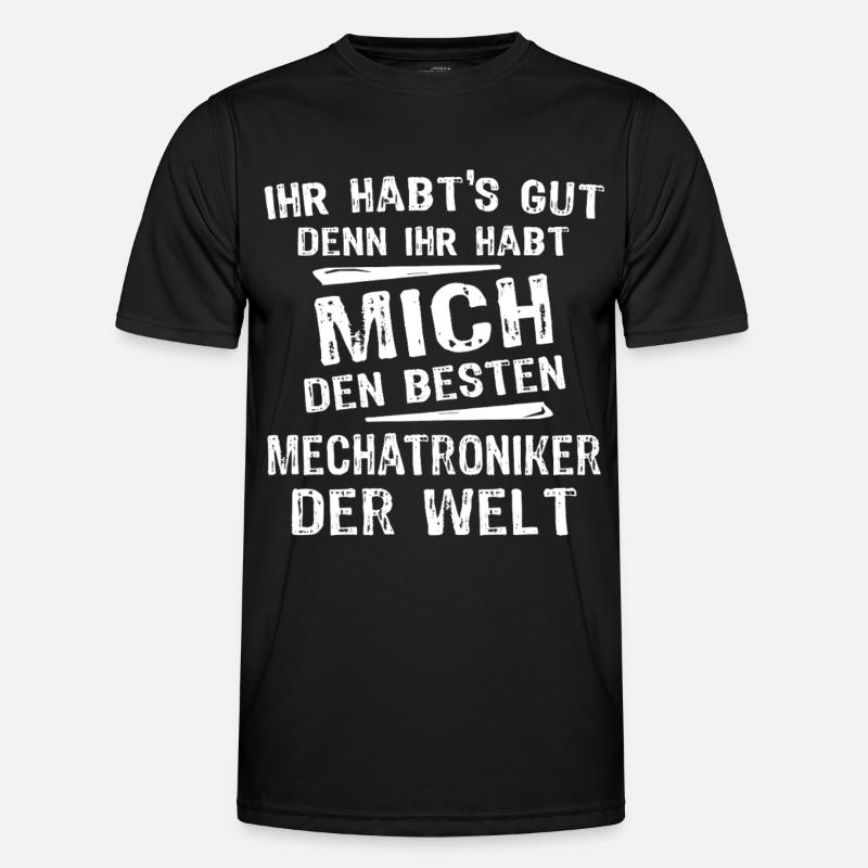 Mechatronics Technician - Men's Functional T-Shirt - black