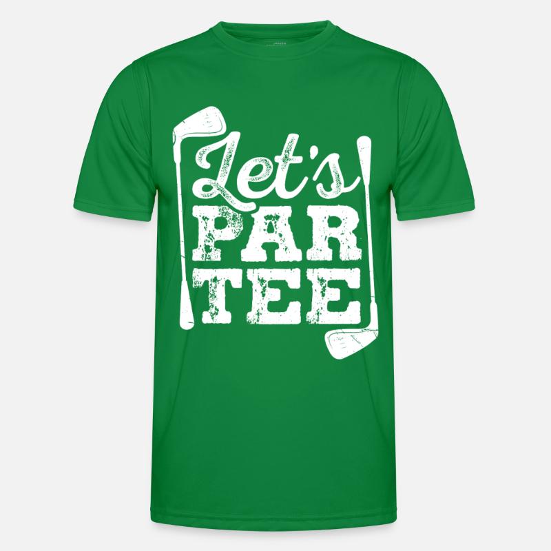 Let s Par Tee Golf Männer Funktions-T-Shirt