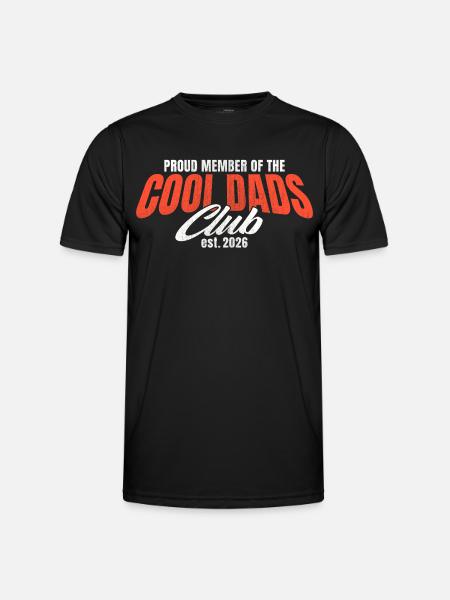 Cool Dads Club - Dad 2026 Gift - Men's Functional T-Shirt - black
