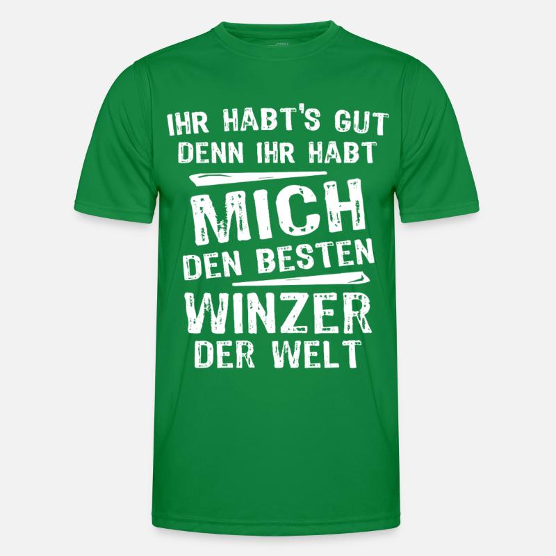 Winzer Männer Funktions-T-Shirt