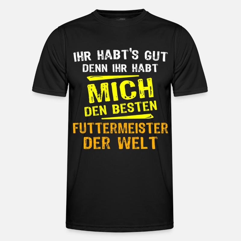 Futtermeister Geschenk Männer Funktions-T-Shirt