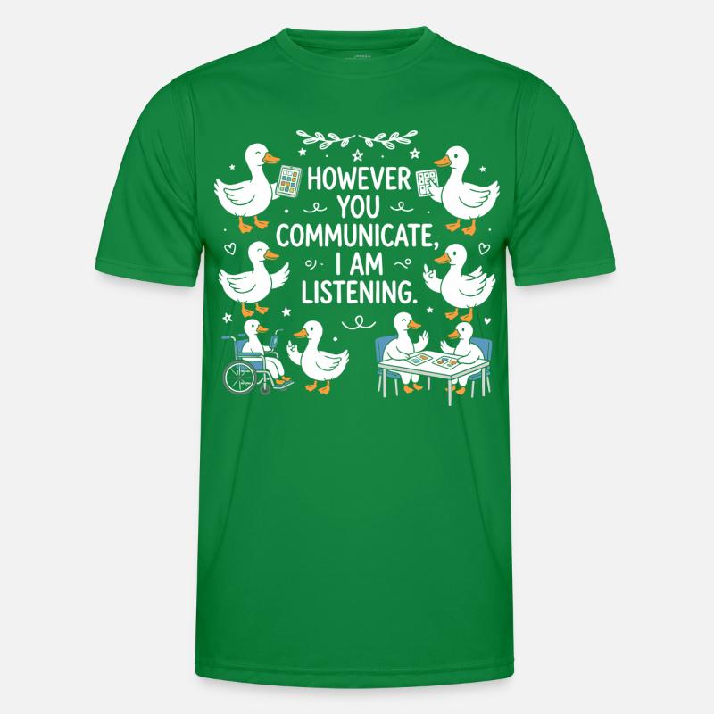 Peu importe votre voix, je reste à l'écoute T-shirt sport Homme