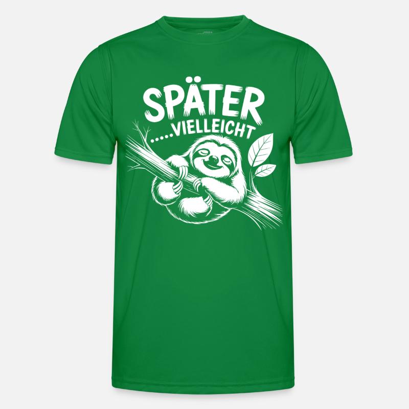 Faultier Chill Männer Funktions-T-Shirt