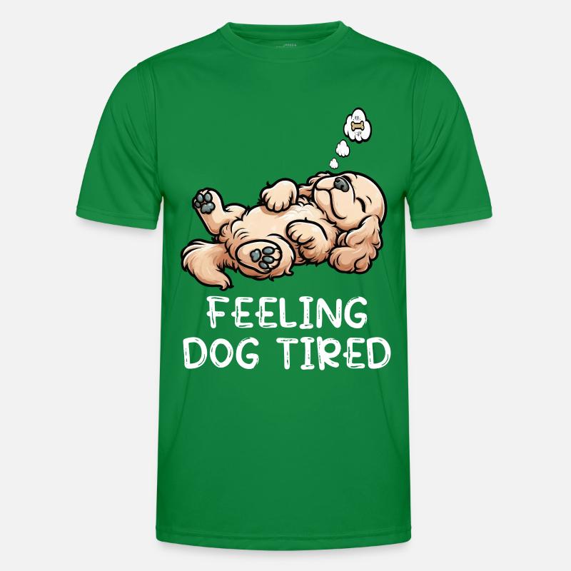 Se sentir fatigué Cocker Spaniel Cockerhund Cocker T-shirt sport Homme