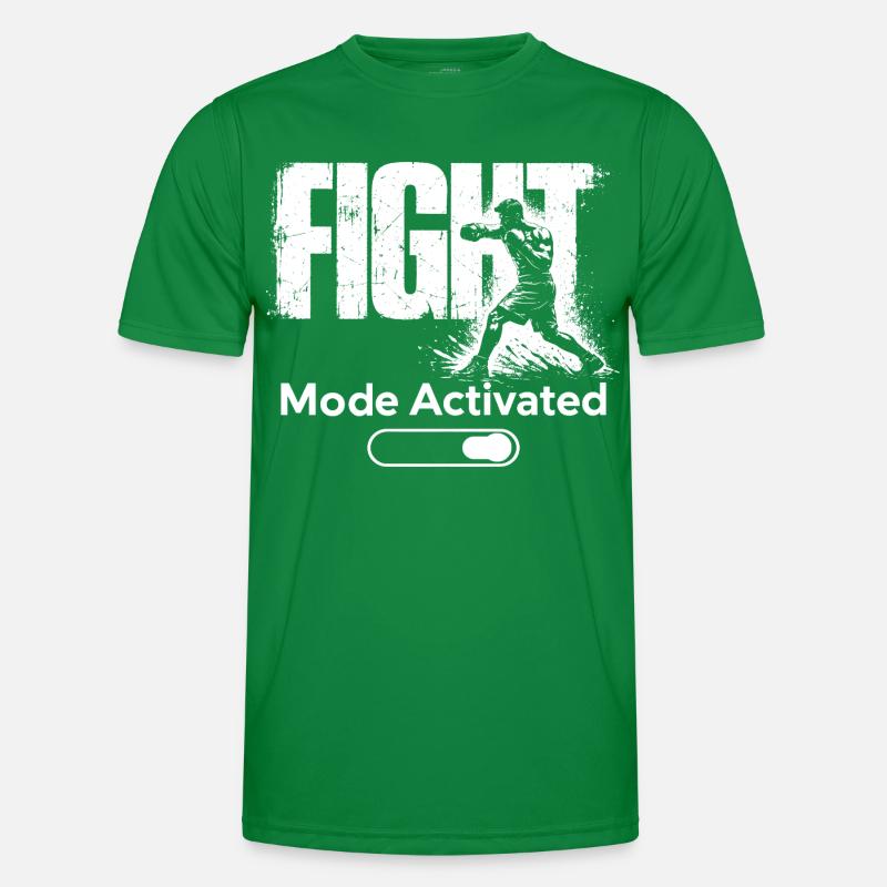 Mode combat Chemise activée Boxe de gym Fighter T-shirt sport Homme