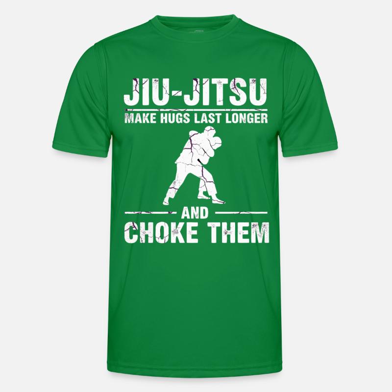 Jiu Jitsu Choke Them Männer Funktions-T-Shirt