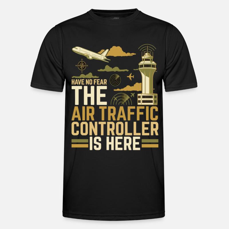 Air Traffic Controller Spruch Fluglotse Männer Funktions-T-Shirt