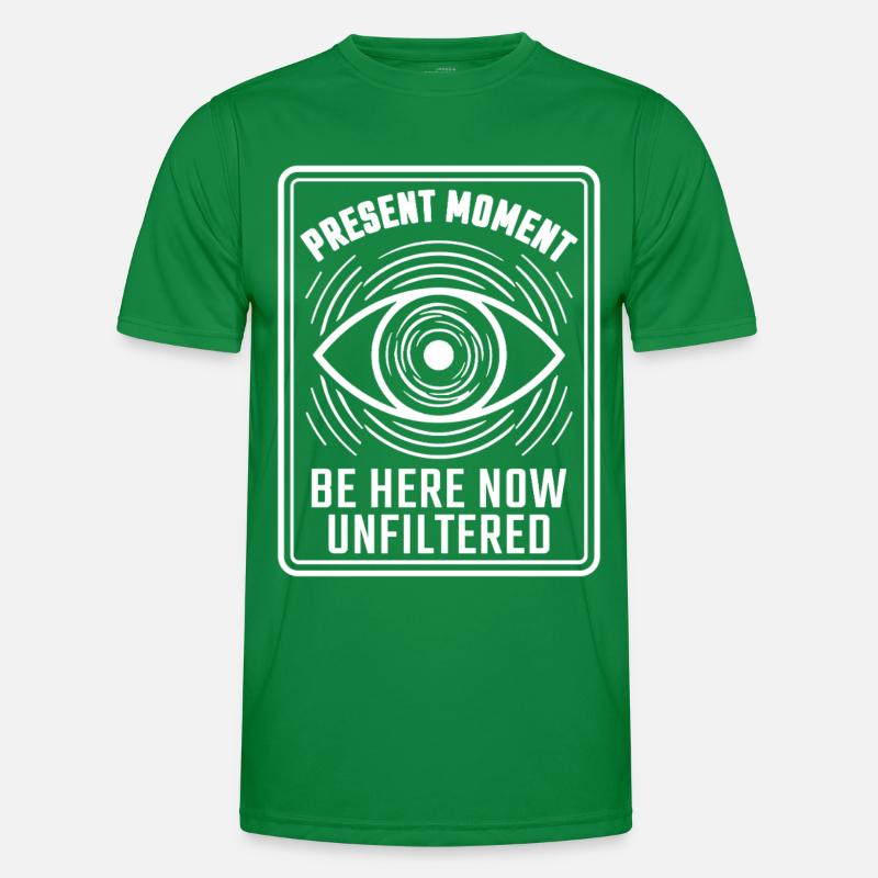 Eye Mindfulness Present Moment Men's Functional T-Shirt